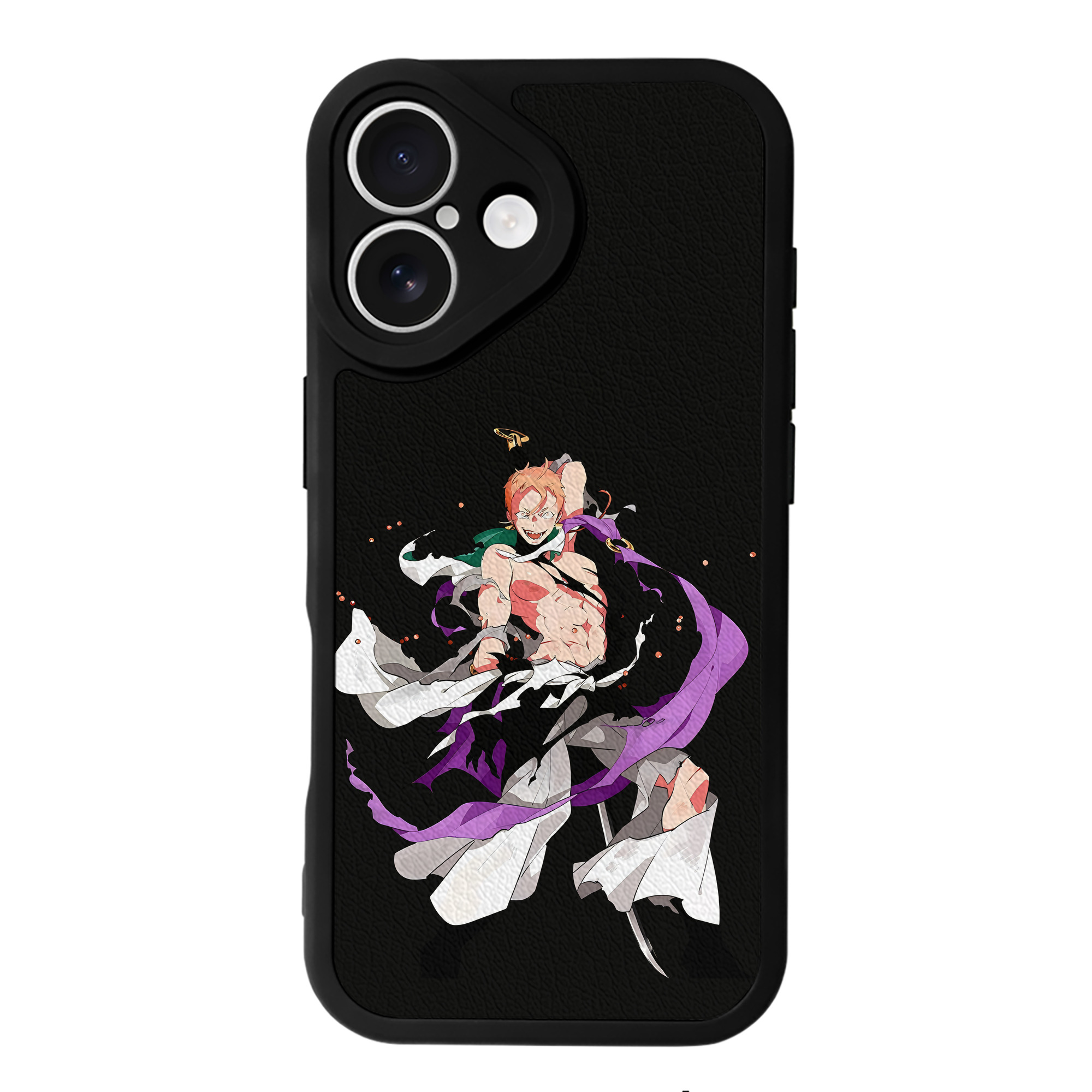 （画像用） 刀剣乱舞 Touken Ranbu 【iPhone 16シリーズ対応】シリコンスマホケース（レザー調） 材質：シリコン